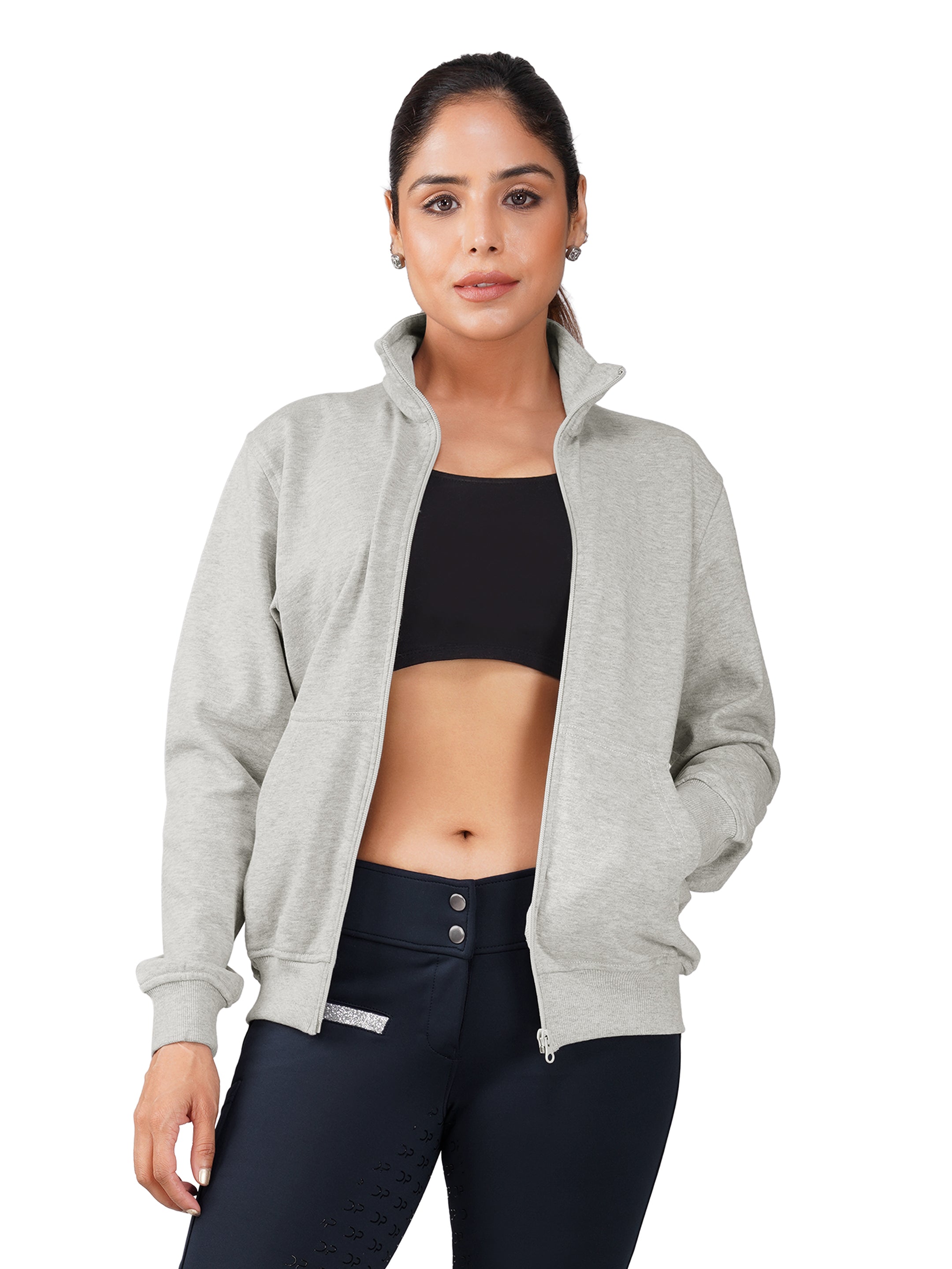 Dichs Performance Zip Sweat – Light Grey