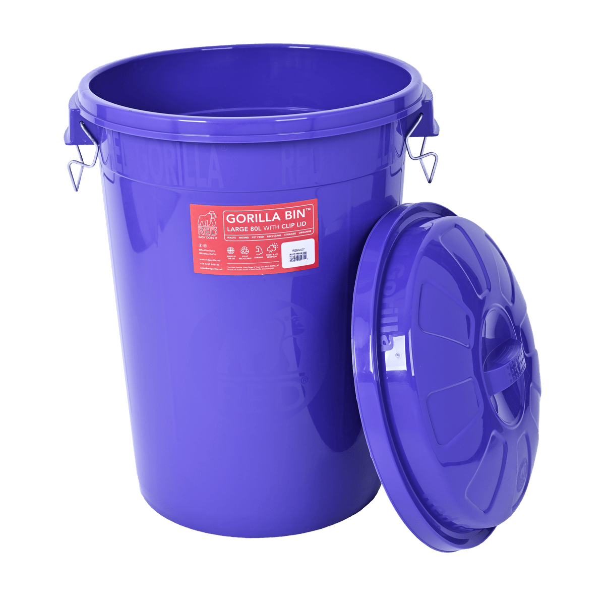Gorilla Bin™ 80L med låg