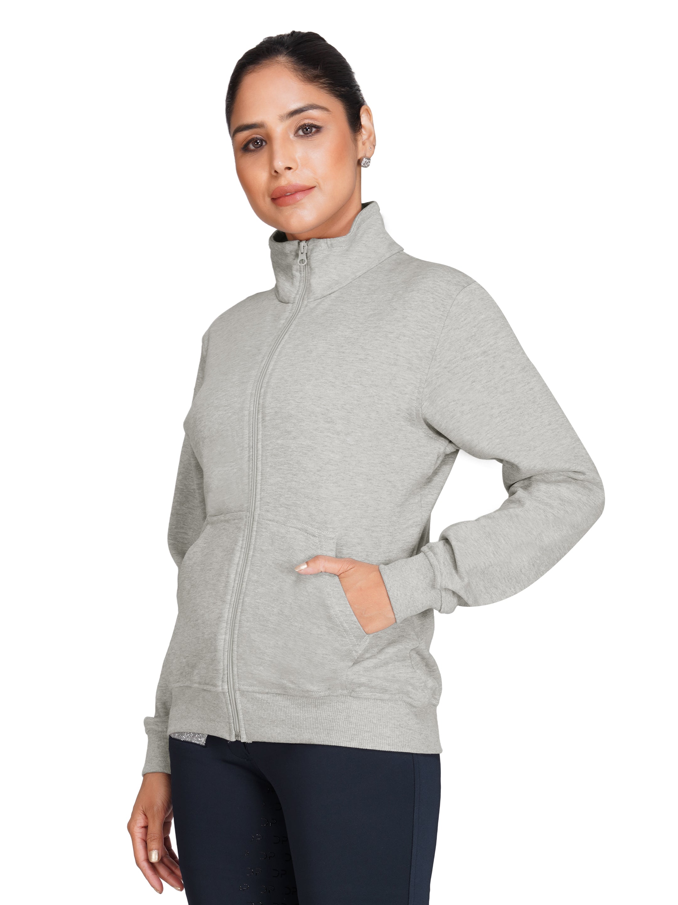 Dichs Performance Zip Sweat – Light Grey