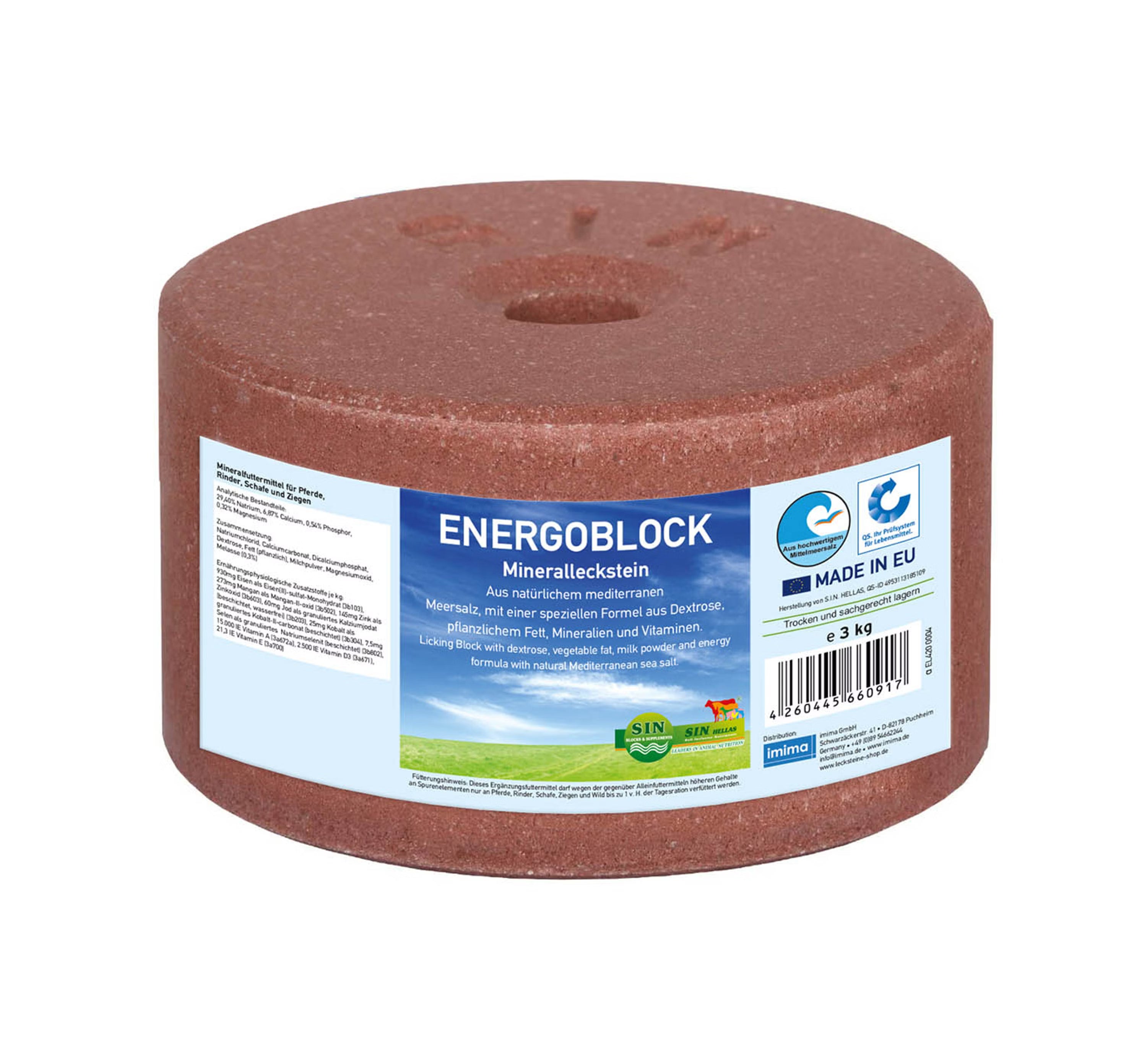 ENERGOBLOCK Energi- og Mineralsten 3 kg