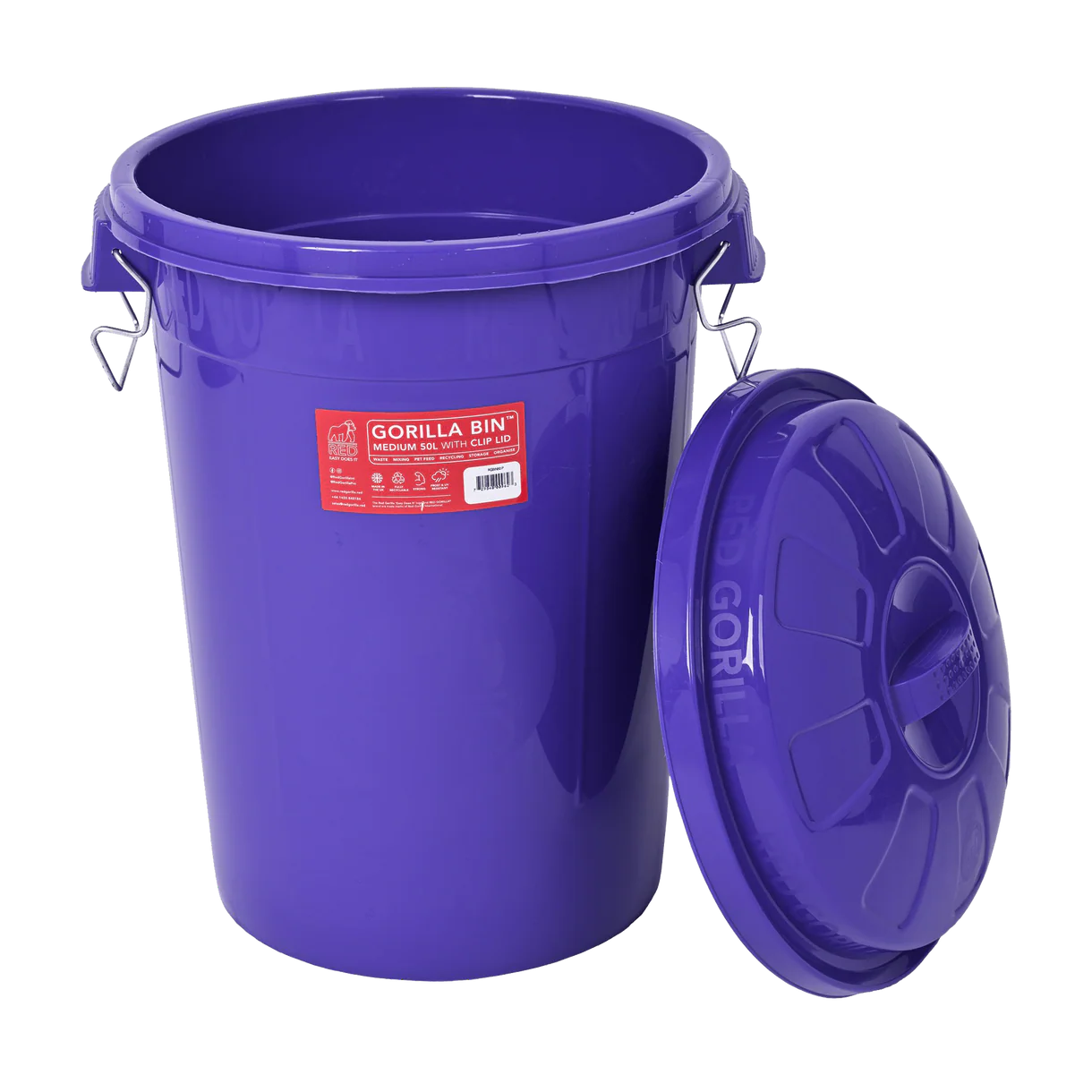 Gorilla Bin™ med Kliklåg | Kraftig og Stabelbar Opbevaring