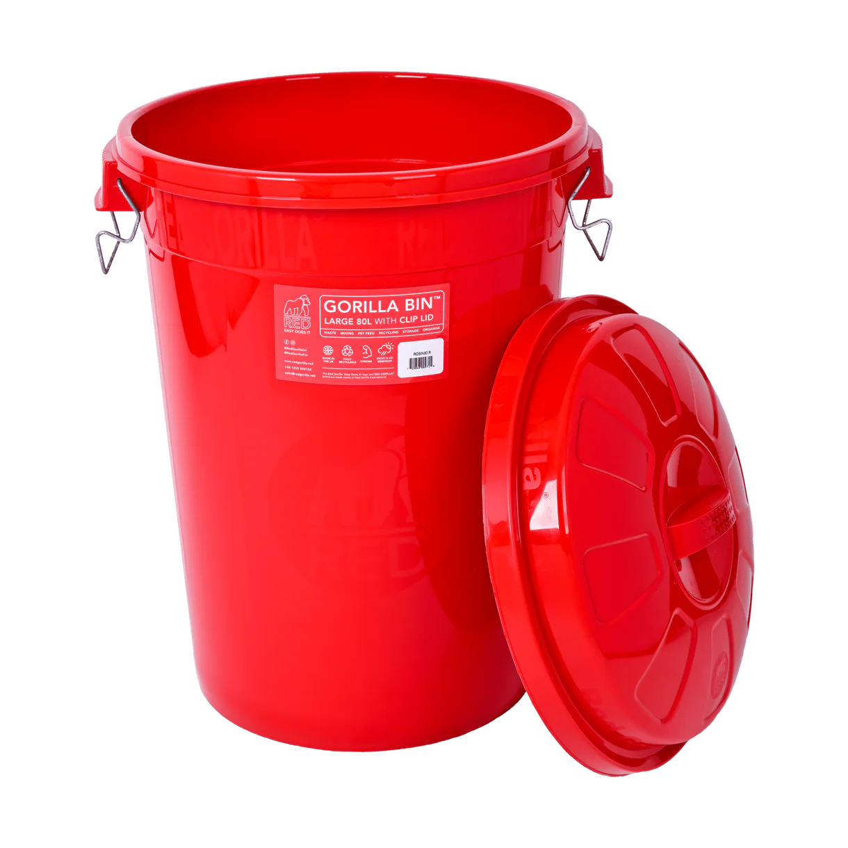 Gorilla Bin™ med Kliklåg | Kraftig og Stabelbar Opbevaring